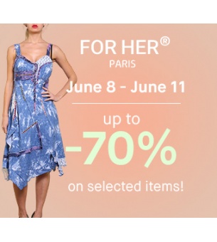 For Her : up to -70% on a selection of items 